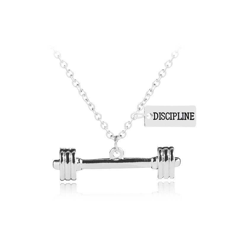 Discipline Barbell Necklace – Wear Your Strength