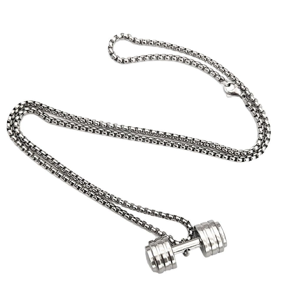 Aesthetic Dumbbell Necklace