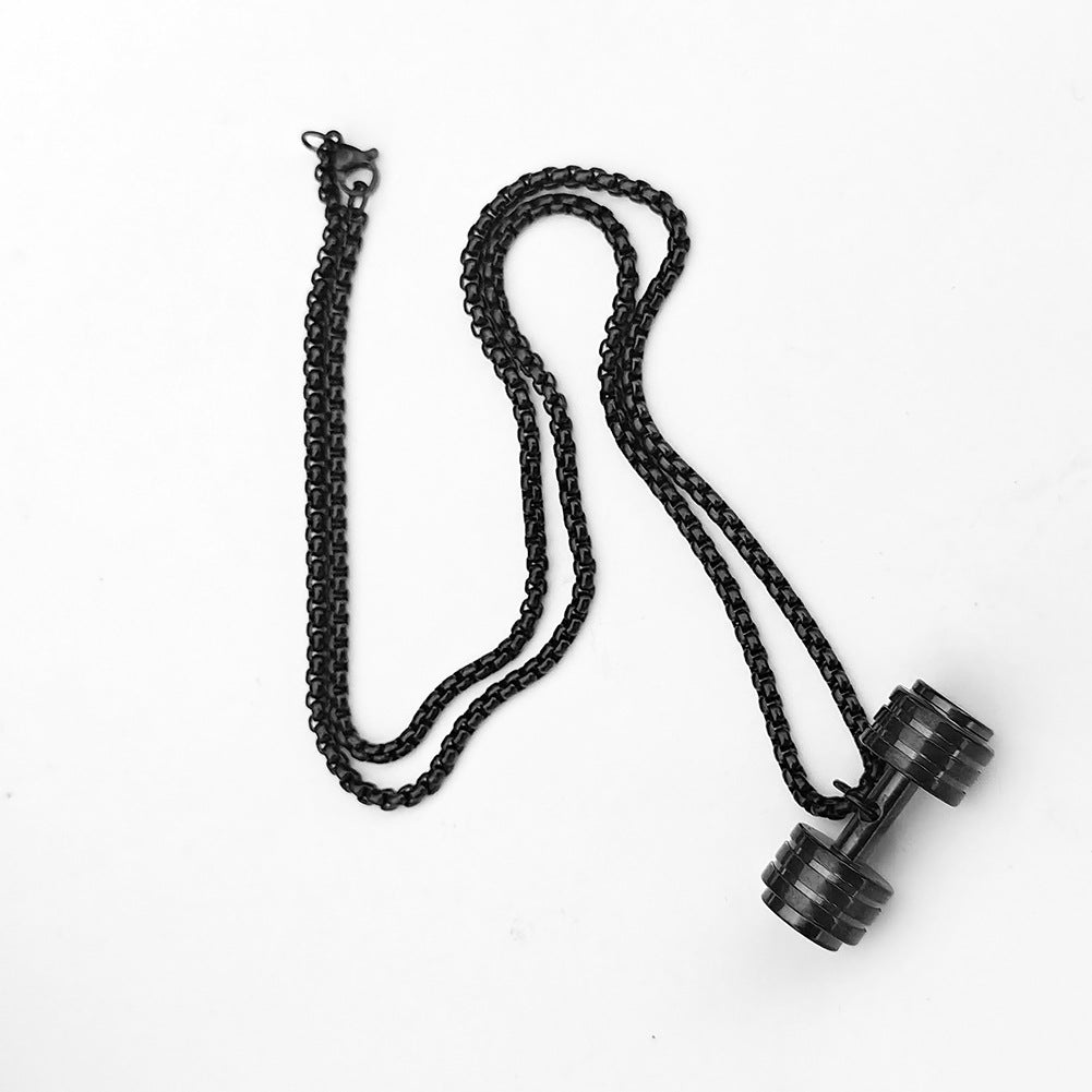 Aesthetic Dumbbell Necklace