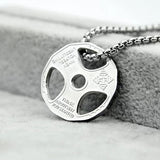 Barbell Fitness Necklace