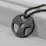 Barbell Fitness Necklace