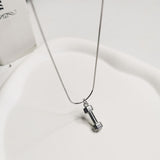 Mini Dumbbell Necklace – Strength in Simplicity