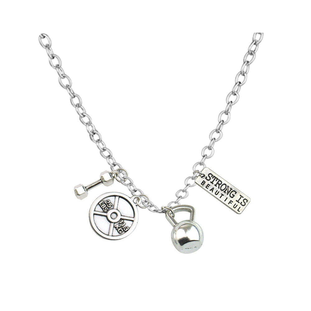 Fitness Charm Necklace – Strength Collection