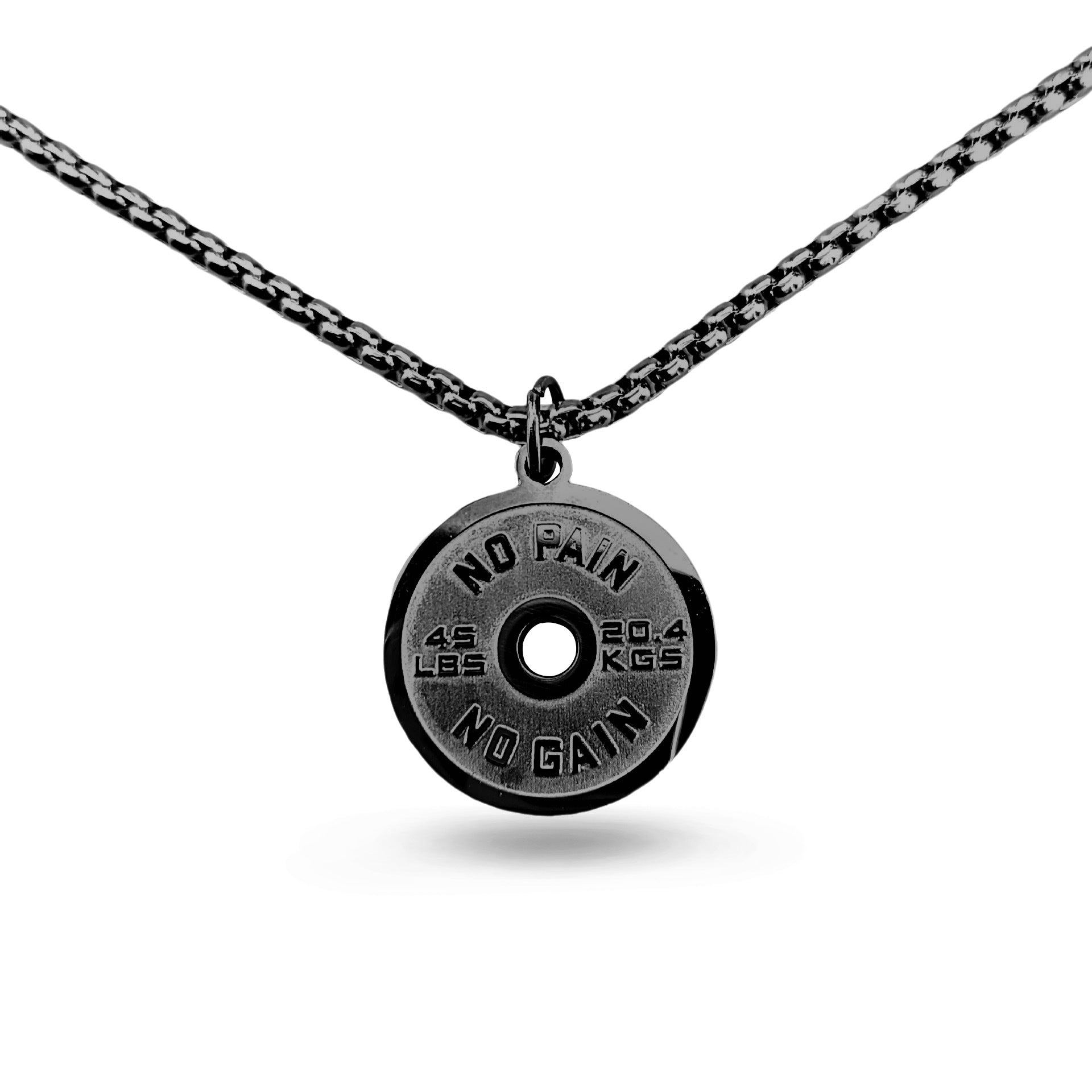 Barbell Fitness Necklace – No Pain, No Gain